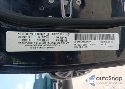 2013 Chrysler 300 300S from USA, damaged, VIN 2C3CCABT3DH728239